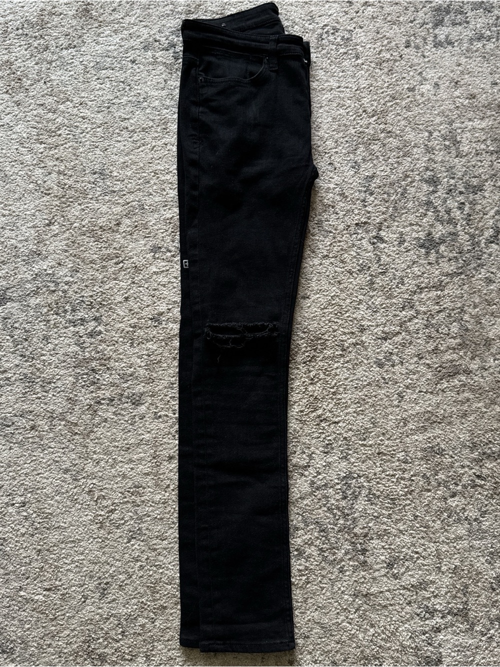 Men's Skinny Black Stretch Jeans